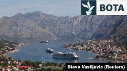 Foto nga porti i Kotorit, në Mal të Zi, më 7 gusht 2024