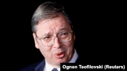 Predsjednik Srbije Aleksandar Vučić u Ohridu, 18. marta 2023.