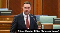 Претседателот на косовскиот парламент Гљаук Коњувца 