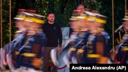 Președintele Ucrainei, Volodimir Zelenski, s-a aflat pe 10 octombrie 2023 la București.