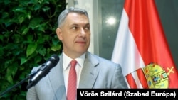 Lázár János építési és közlekedési miniszter budapesti sajtótájékoztatóján 2024. augusztus 16-án