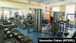 Sală de sport din cadrul Universității de Educație Fizică și Sport din Moldova