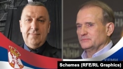 Драган Станоевич (слева) и Виктор Медведчук