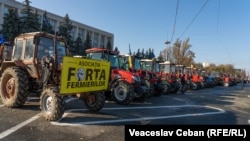 Imagine de la unul din protestele organizate de asociația „Forța Fermierilor” din toamna - iarna 2023-2024.