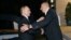 Президент Азербайджана Ильхам Алиев встречает Путина в Баку. 17 августа 2024 года