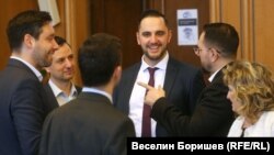 Столичният общински съвет, 25 януари 2024 г. В центъра: новият кандидат на ПП-ДБ и "Спаси София" Цветомир Петров