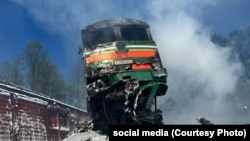 Căile Ferate Ruse au declarat că o explozie produsă în noaptea de 2-3 mai a dus la deraierea unei locomotive și a 20 de vagoane de marfă.
