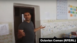 George Berceanu, directorul școlii din Conțești, județul Teleorman