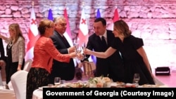 Премьер-министры Грузии и Венгрии с супругами