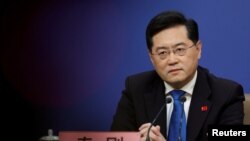 Qin Gang na pres-konferenciji u Pekingu, 7. ožujka 2023.