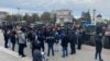 Fermieri, adunați la protest în fața Guvernului, discută despre ce acțiuni urmează să întreprindă, 24 noiembrie.