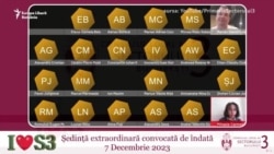 Președinta de ședință închide microfonul consilierului USR care cerea detalii despre siguranța Halei Laminor