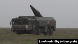 Bjelorusko taktičko nuklearno oružje na ruskom poligonu u aprilu 2023.