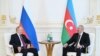 რუსეთის პრეზიდენტი ვლადიმირ პუტინი (მარცხნივ) და აზერბაიჯანის პრეზიდენტი ილჰამ ალიევი