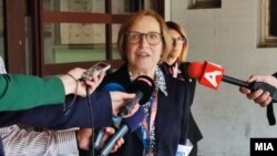 Џилијан Стирк, шеф на набљудувачката мисија на ОБСЕ/ОДИХР за изборите во Северна Македонија, 8 мај 2024 година