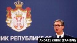 Српскиот претседател Александар Вучиќ