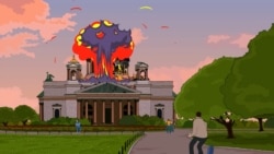 "Kina pushton Rusinë": Vizatimori kundër luftës bën bujë