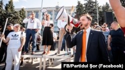 Protest organizat de Partidul Șor în Piața Marii Adunări Naționale, pe 19 iunie 2022