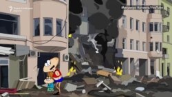 „Кина ја нападна Русија“: Антивоената цртана сатира, хит на интернет