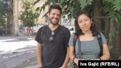 Huan Francisko Donoso i Alin Huarez u Beogradu, jul 2022.