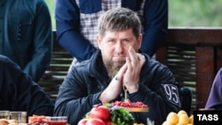 რამზან კადიროვი ხალხური შემოქმედების ფესტივალზე ჩეჩნეთში, 2022 წლის ივნისი