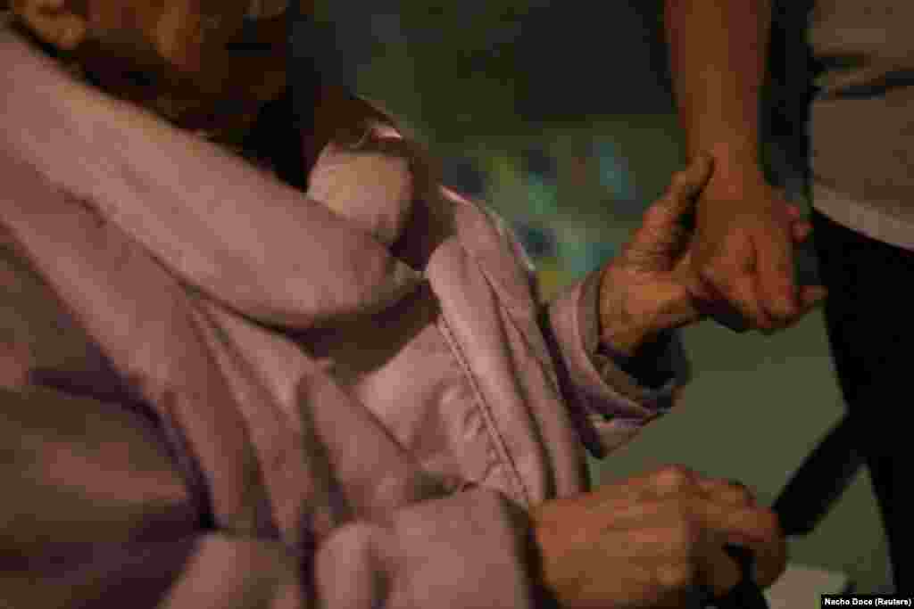 Nikolaevna suffers from mobility problems, progressive memory loss, and confusion that has worsened since the attack on her home. &quot;She has forgotten what the city looks like. She is confused and does not know where to go, what to do, how to lie down, how to sleep, how to hide,&quot; Natalya, 58, told Reuters. &quot;She does not hear well, so we have to write things down. It was very difficult -- still is difficult -- but we have found a way.&quot;