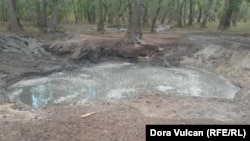 Așa arată rezultatul final al intervenției la prima dintre adăpători