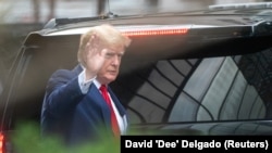 აშშ-ის ყოფილი პრეზიდენტი დონალდ ტრამპი ნიუ-იორკში. 10 აგვისტო, 2022 წელი