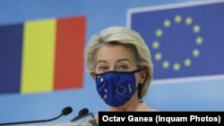 Președintele CE, Ursula von der Leyen, a anunțat, luni, 27 septembrie, la București, aprobarea PNRR. Planul care poate aduce României 29,1 miliarde de euro trebuie aprobat și de Consiliul European, în următoarele patru săptămâni.