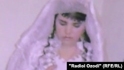 Мафтуна Рахмонова в день свадьбы