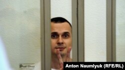 Oleg Sencov u sudskoj sali, 19. august 2015.