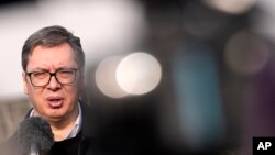  Српскиот претседател Александар Вучиќ 