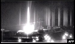 Autoritatea Nucleară din Ucraina a dat publicității imagini cu momentul în care centrala a fost incendiată.