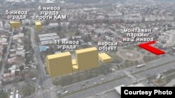 Илустрација на ДУП-од за Влае изработен од иницијативата „Борба за Влае“