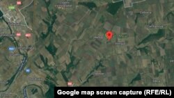 Satul Maiac, regiunea transnistreană, captură de ecran google maps.