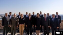 A negyedik Orbán-kormány 2022. április 20-án Budapesten, a Karmelita kolostor teraszán