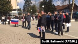 Dvadesetak osoba odazvalo se na skup podrške Rusiji i Putinu na koji je pozvalo udruženje Istočna alternativa