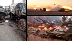 Colaj fotografic cu războiul din Ucraina.