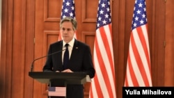 Državni sekretar Sjedinjenih Država Antony Blinken u posjeti Kišinjevu, 5. marta 2022.