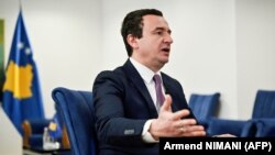 Kosovski premijer Aljbin Kurti u Prištini 8. marta 2022.