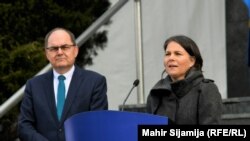 Visoki predstavnik u BiH, Kristijan Šmit i njemačka ministarka spoljnih poslova, Analena Berbok, Sarajevo, 10. mart