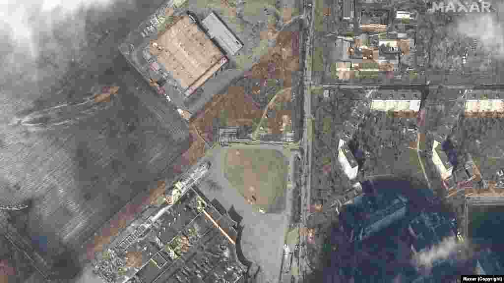 Tržni centar i druge trgovine razoreni u ruskim napadima, 9. mart 2022.