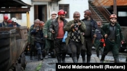 მაღაროელები მინდელის სახელობის შახტში