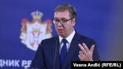 Presidenti serb, Aleksandar Vuçiq.