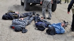 Сепаратисты, задержанные возле Славянска