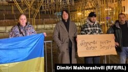 29 ნოემბერი. თბილისი. პრეაქცია თავისუფლების მოედანზე 