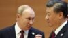 Президент РФ Владимир Путин (слева) и Председатель Китайской Народной Республики Си Цзиньпин, 16 сентября 2022 года