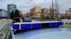 KOSOVO: Main bridge in Mitrovica dividing north and south on December 9