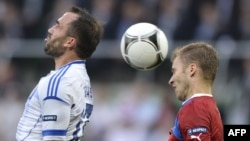 Од натпреварот Грција-Чешка.