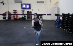 Afganistanka koja je radila kao trener u Kabulu, 28. oktobra 2019.
